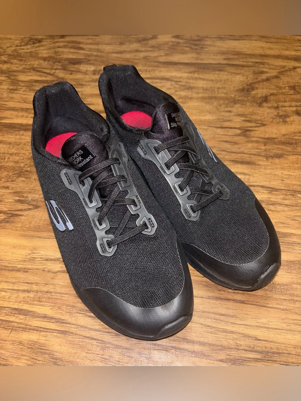 Skechers Slip-on Work Slip-resistant Shoes Size 9.5